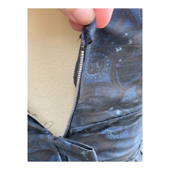 Vintage 1950s Dress MCM Swing Fit & Flare Mad Men - Picture 9 of 16